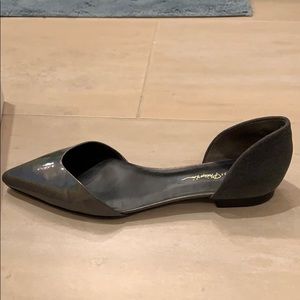 Phillip Lim 3.1 D Orsay flat gunmetal grey sz 39.5